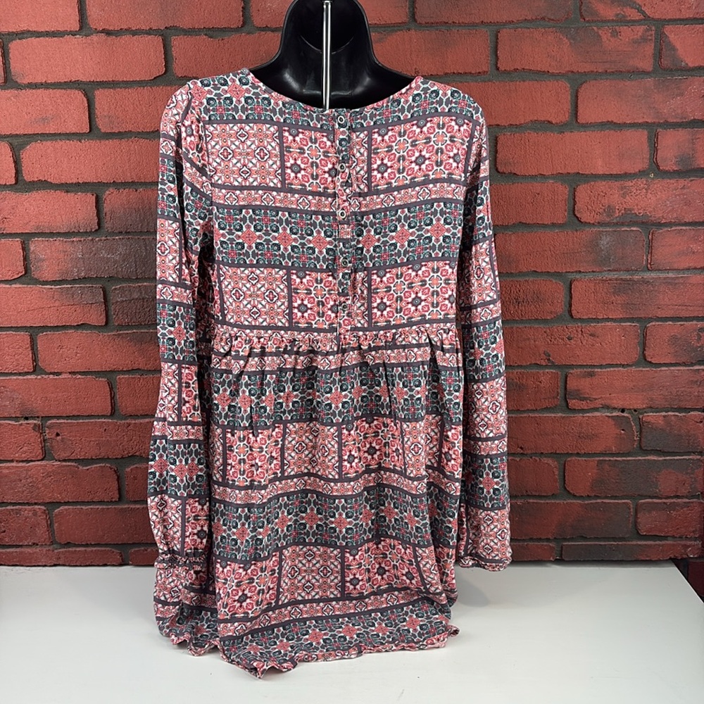 Roxy Blouse Womens Small Geometric - Picture 3 of 7